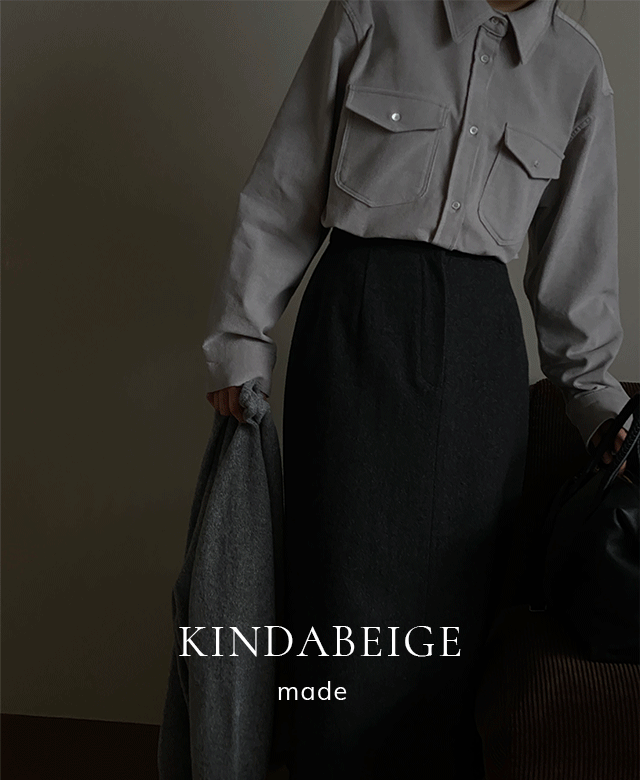 [kindabeige] 시애틀 윈터 코듀로이 셔츠 (silver gray),kindabeige